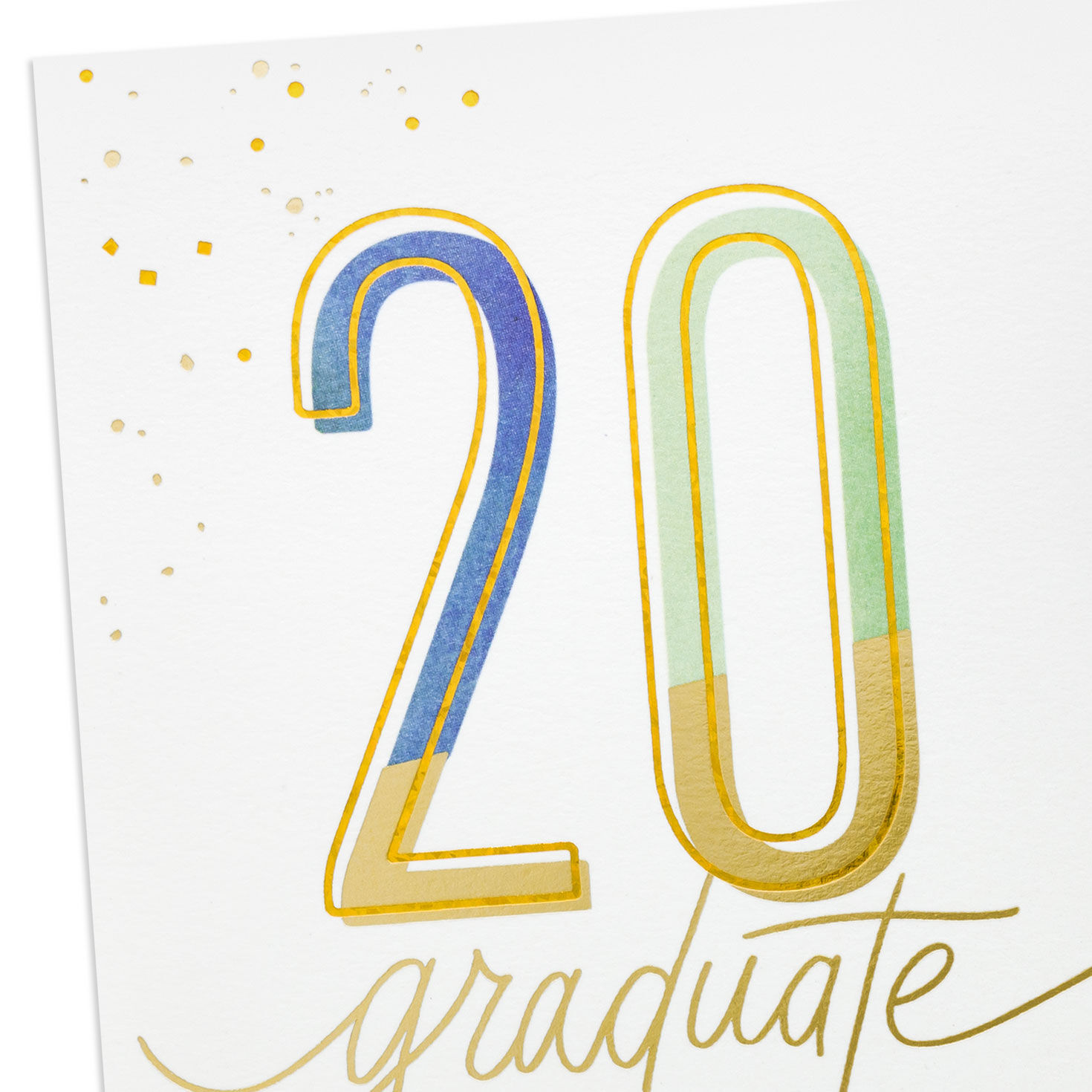Colorful Lettering 2026 Graduation Money Holder Card Front Detail image number 5