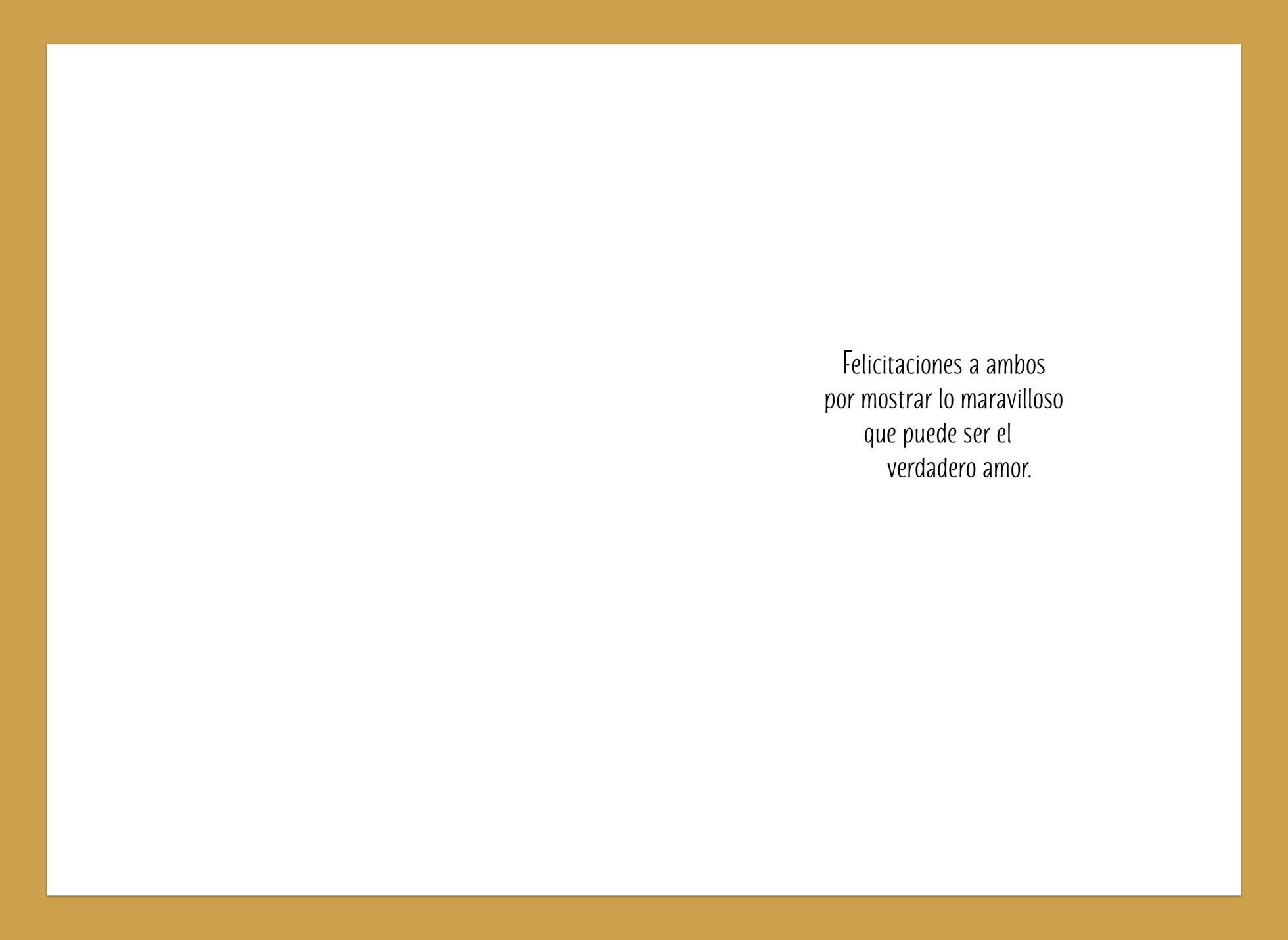 Celebration of True Love Spanish-Language Anniversary Card