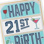Cheers to 21 Funny 21st Birthday Card, , large image number 4