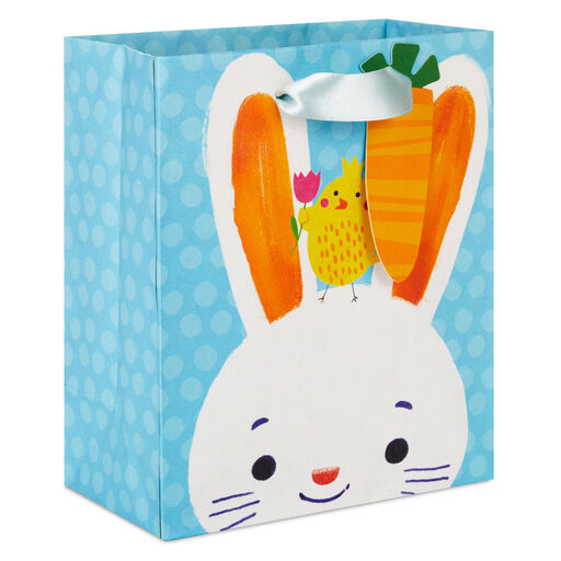 6.5" Bunny and Chick Small Easter Gift Bag, 