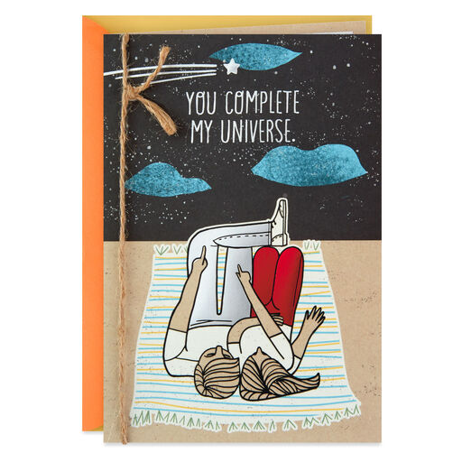 You Complete My Universe Birthday Card, 