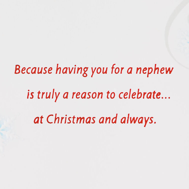 Love You, Nephew Christmas Card, , large image number 3