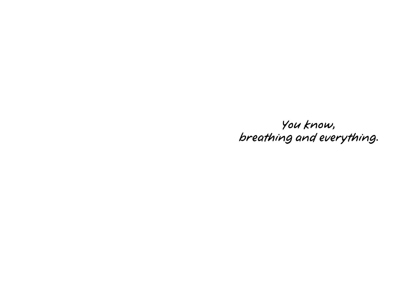 Keep Breathing Funny Birthday Card