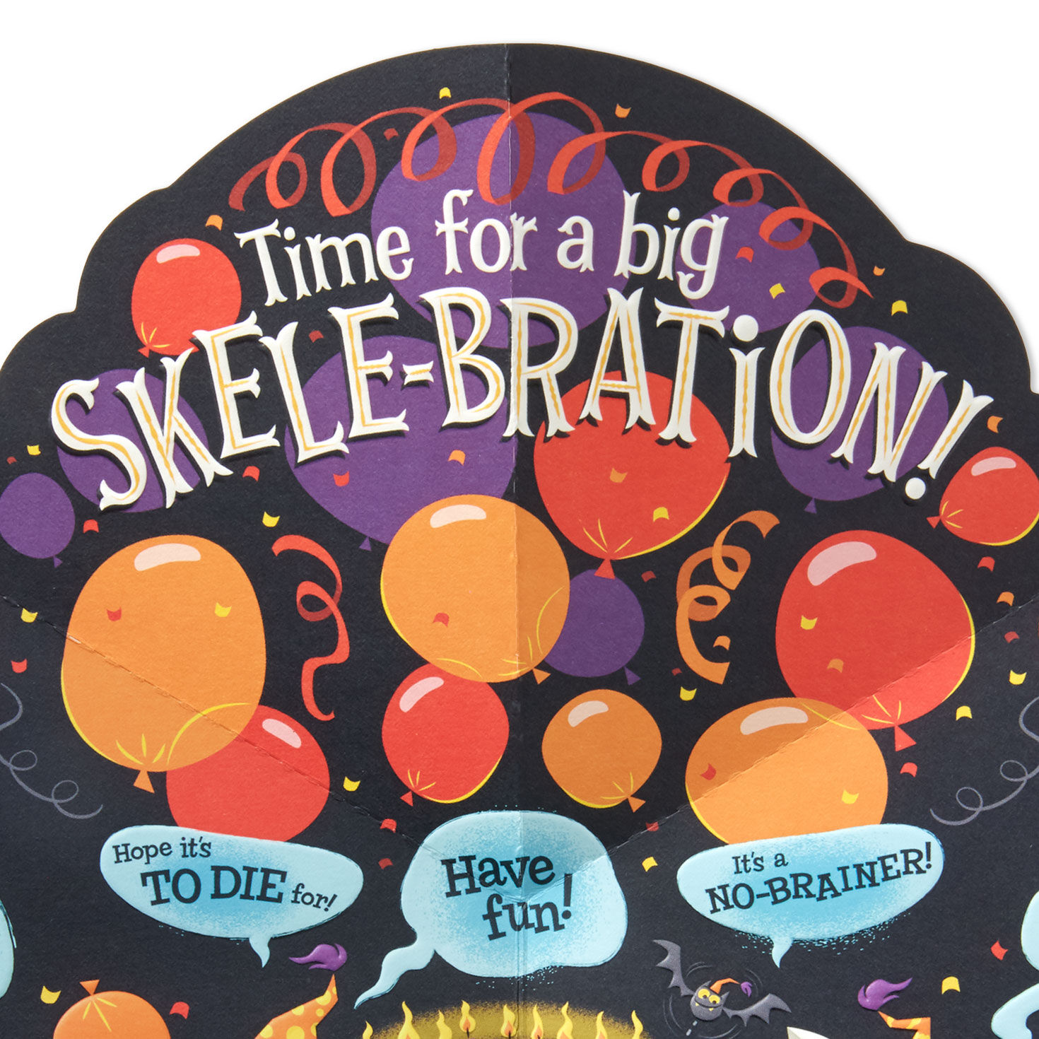 A Big Skele-Bration Pop-Up Halloween Birthday Card for only USD 4.59 | Hallmark
