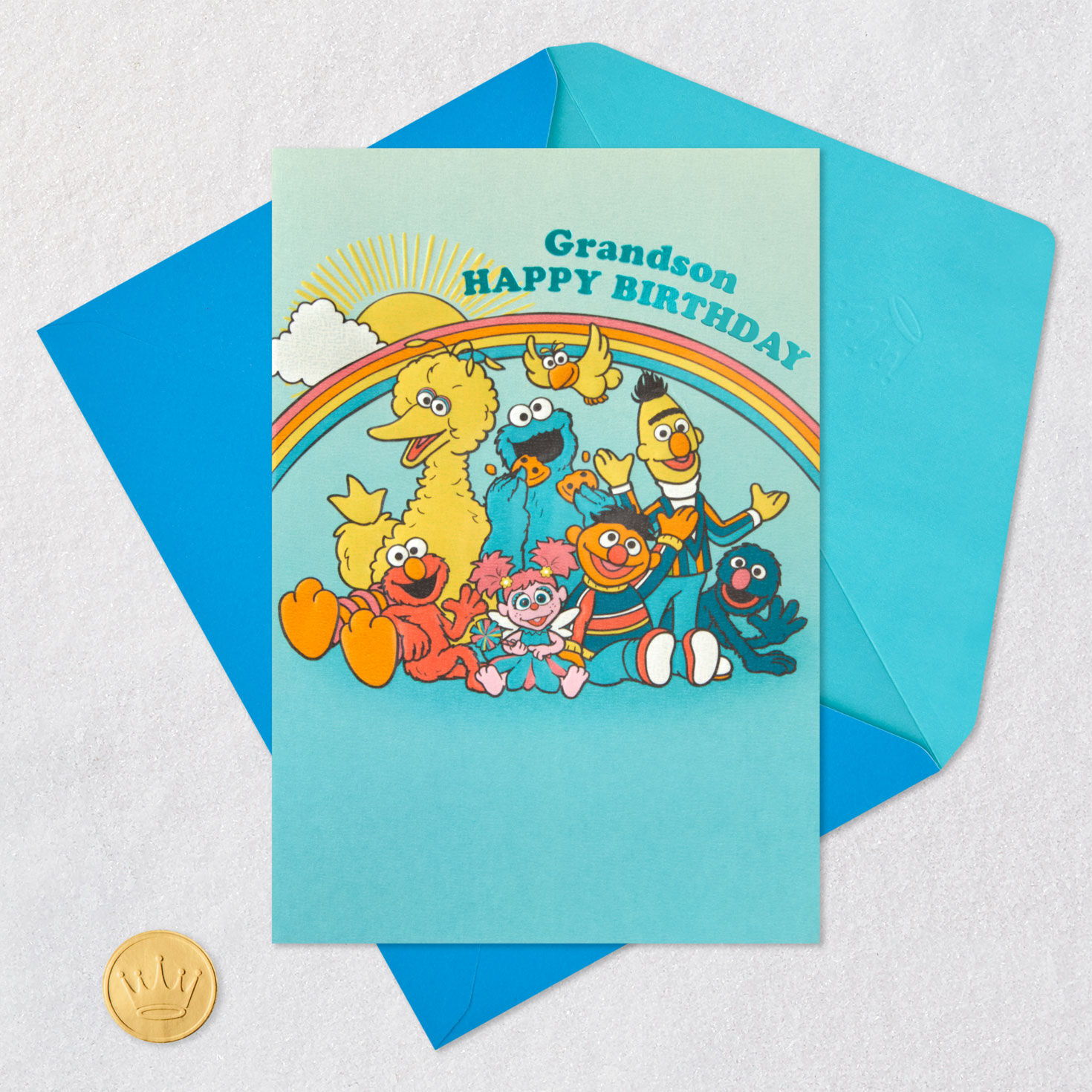 Sesame Street&reg; So Very Lovable Birthday Card for Grandson, , large image number 5