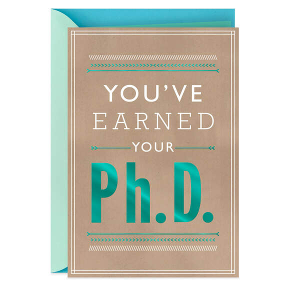 You're an Inspiration Ph.D. Graduation Card