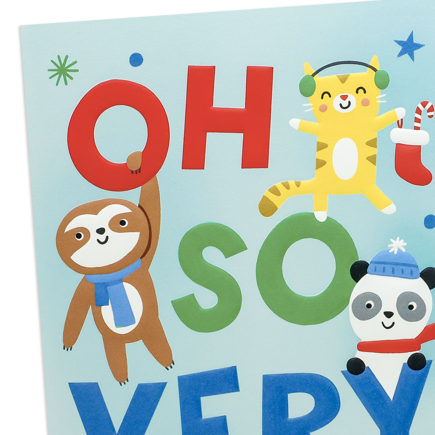 Cute Animals Kids Christmas Money Holder Card card front detail image number 5