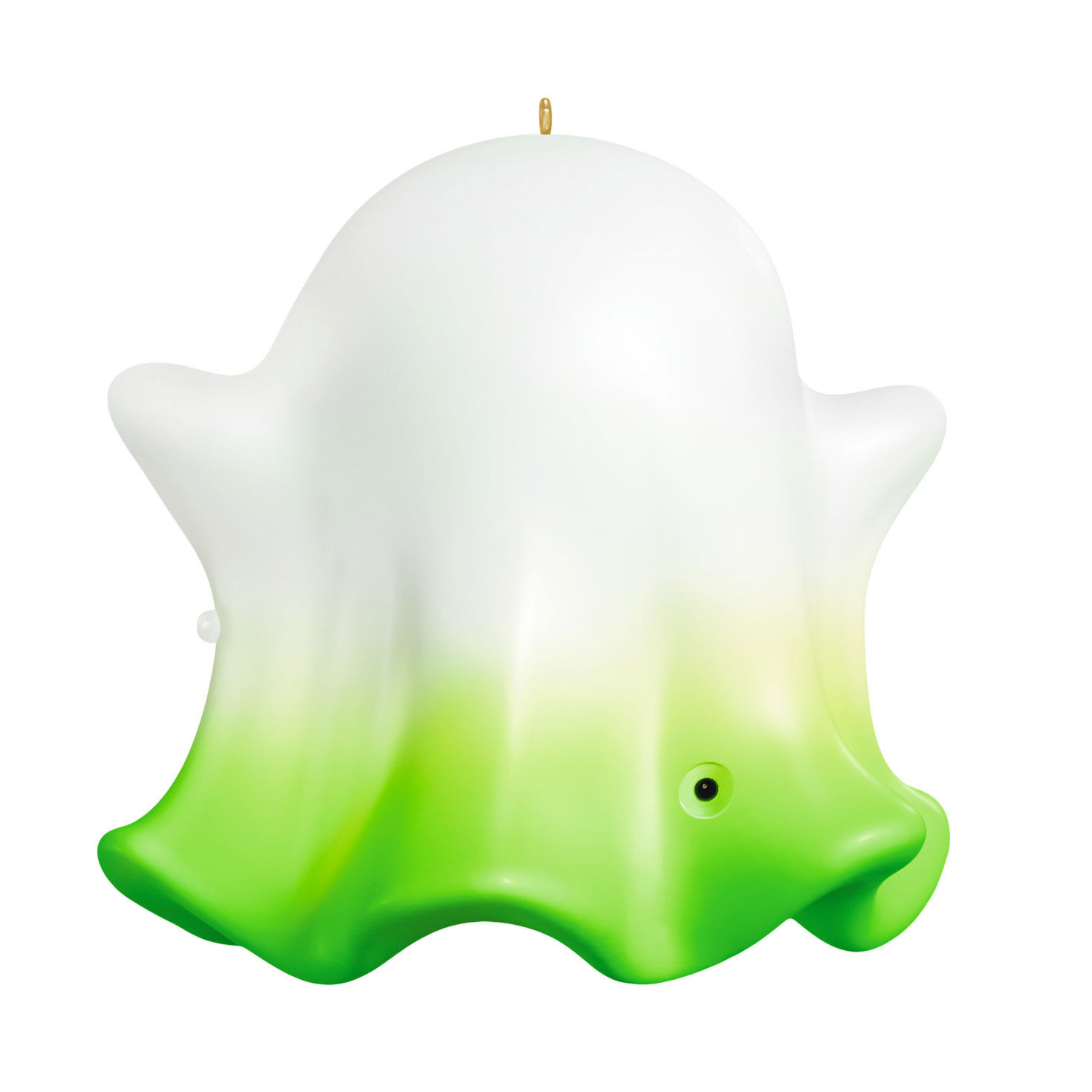 Ghost With Light Up Face Keepsake Ornament Back image number 4