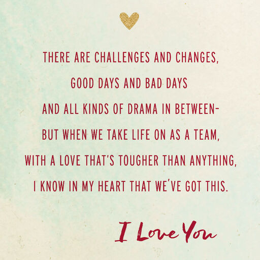 Meant for Each Other Love Card, 