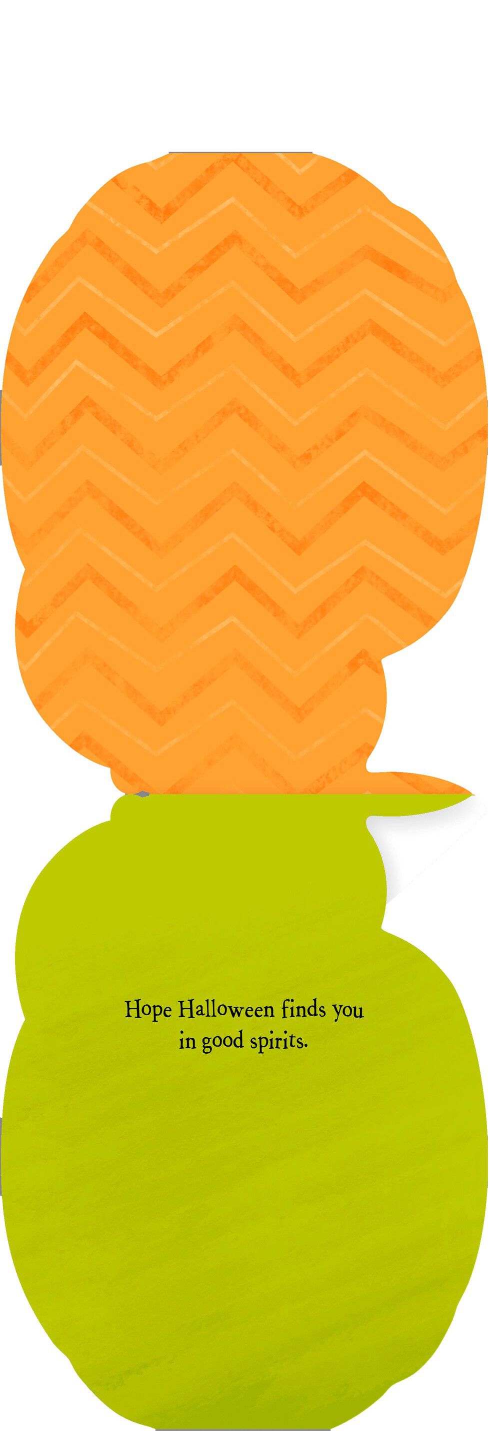 Adult Pumpkin Drink Musical Halloween Card