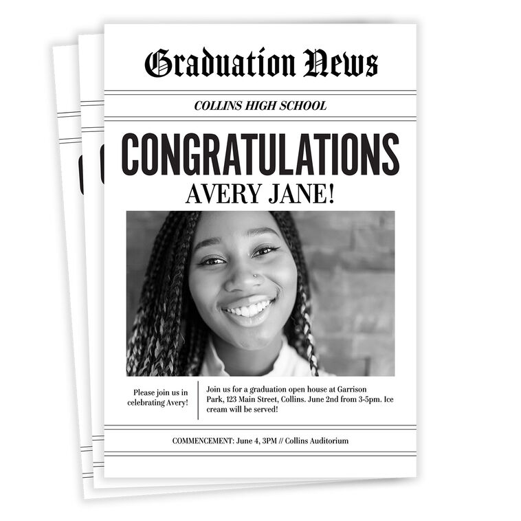 Graduation News Graduation Announcement