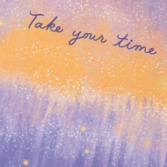 Take Your Time Sympathy Card, , large image number 4