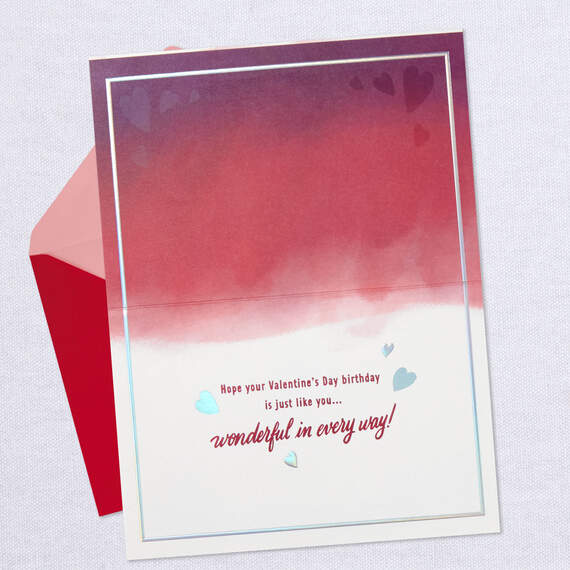 Wonderful in Every Way Valentine's Day Birthday Card, , large image number 3
