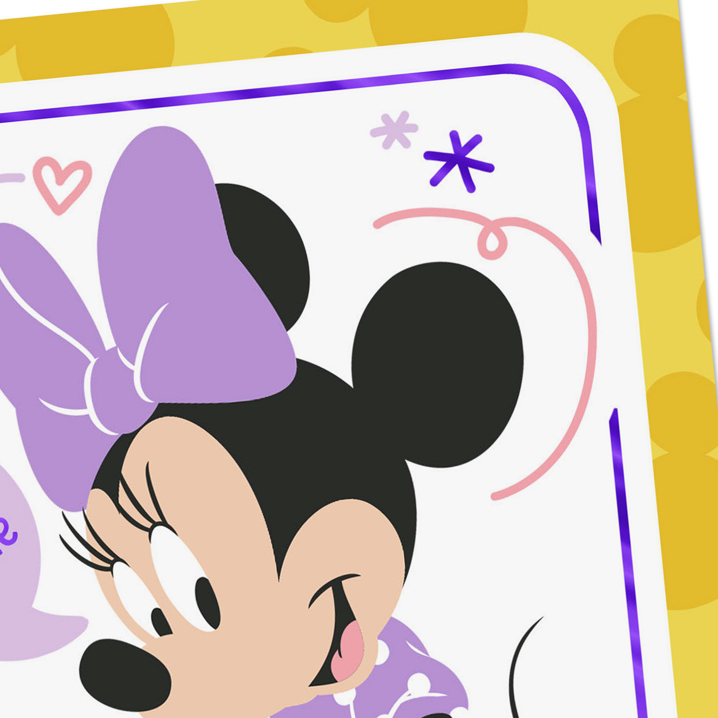 Disney Minnie Mouse Hello, Sunshine Kids Birthday Card Card Front Detail image number 4