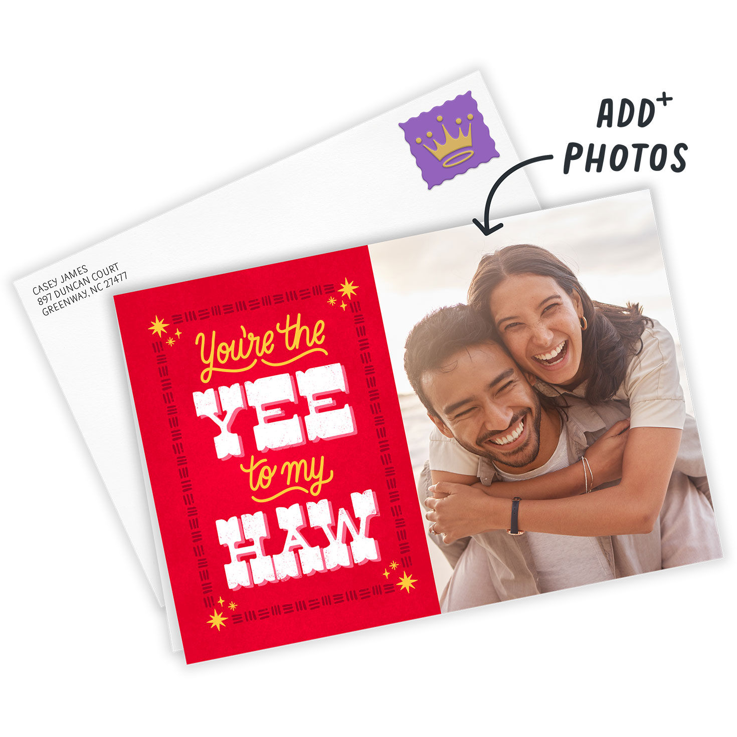 You're the Yee to my Haw Custom Love Card, , large image number 2