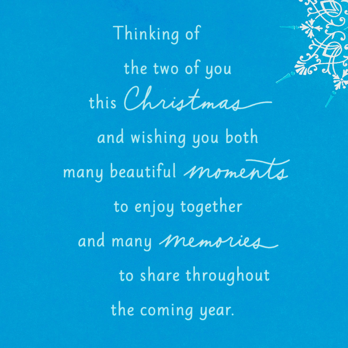 Thinking of the Two of You Christmas Card for Both for only USD 4.29 | Hallmark