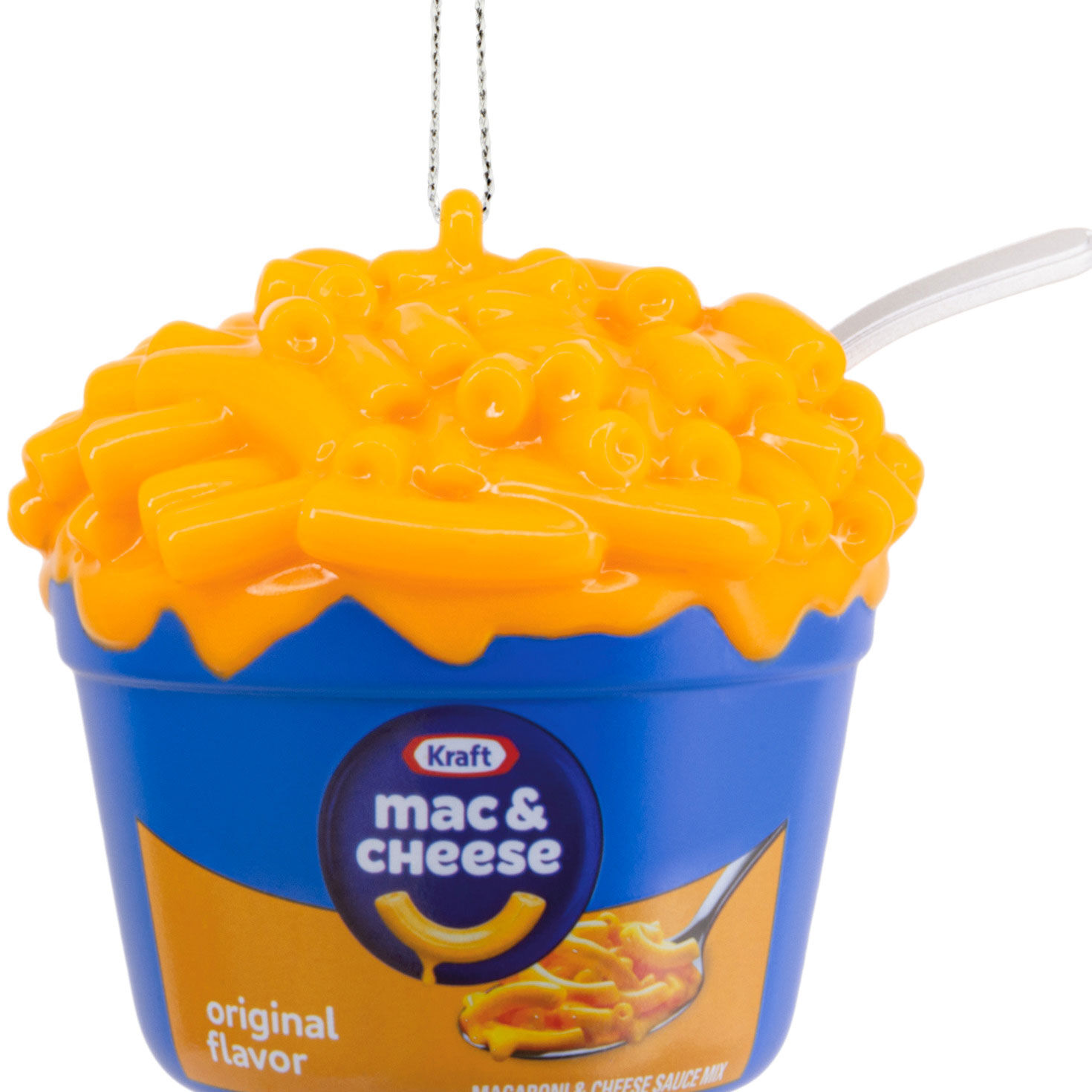 Kraft Mac & Cheese Cup Christmas Ornament closeup view image number 5