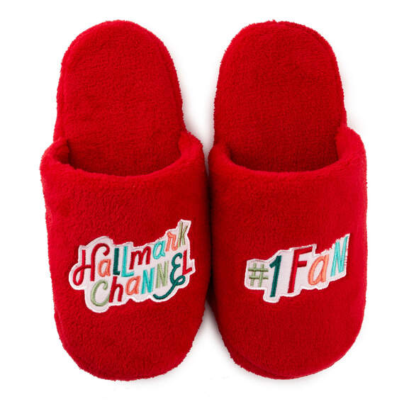 Hallmark Channel #1 Fan Slippers, Small/Medium, , large image number 1