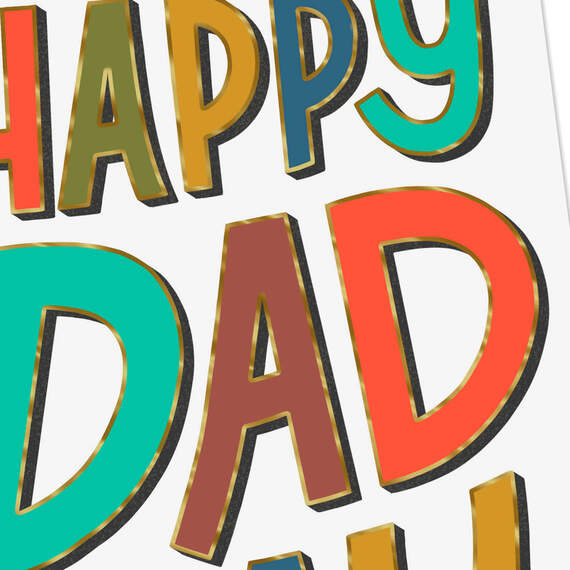 Happy Dad Day Father's Day Card, , large image number 4