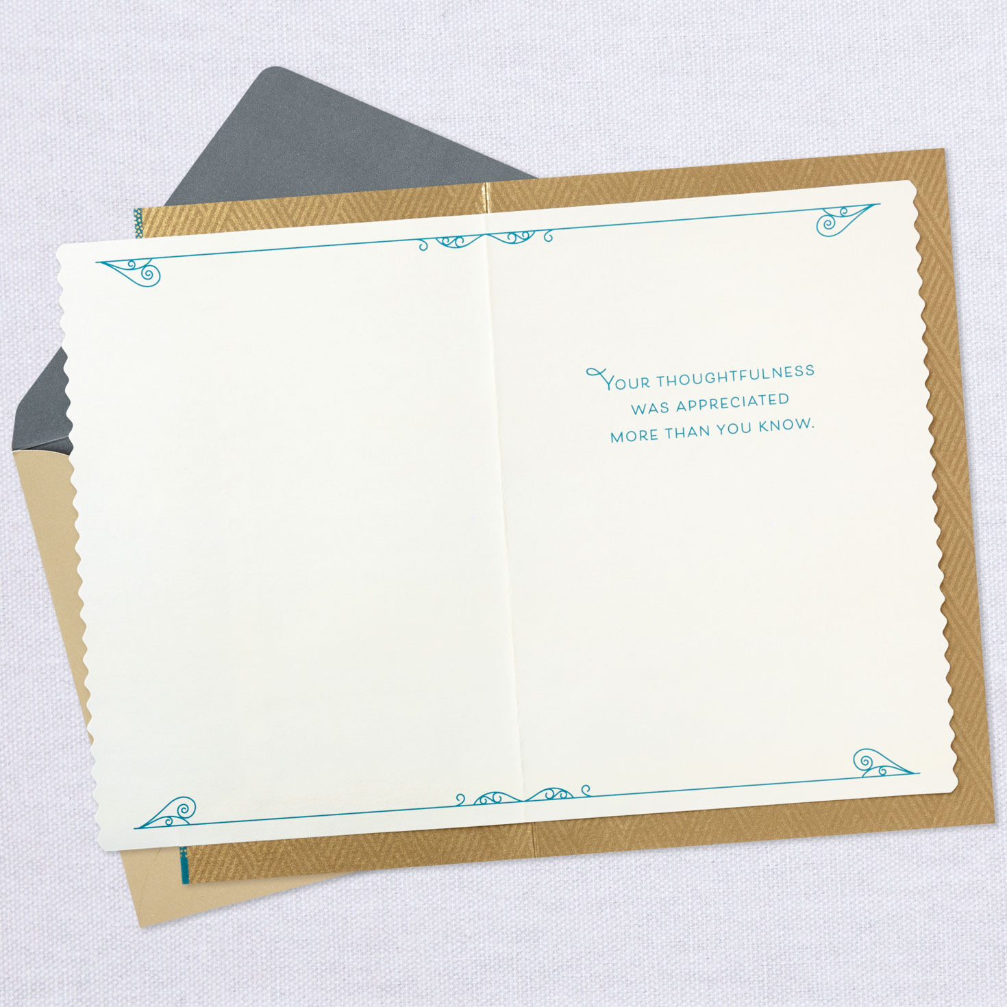 You're Appreciated More Than You Know Thank-You Card, , large image number 3