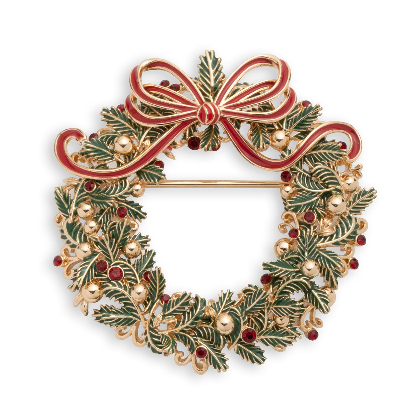 Hallmark Holiday Wreath Pin