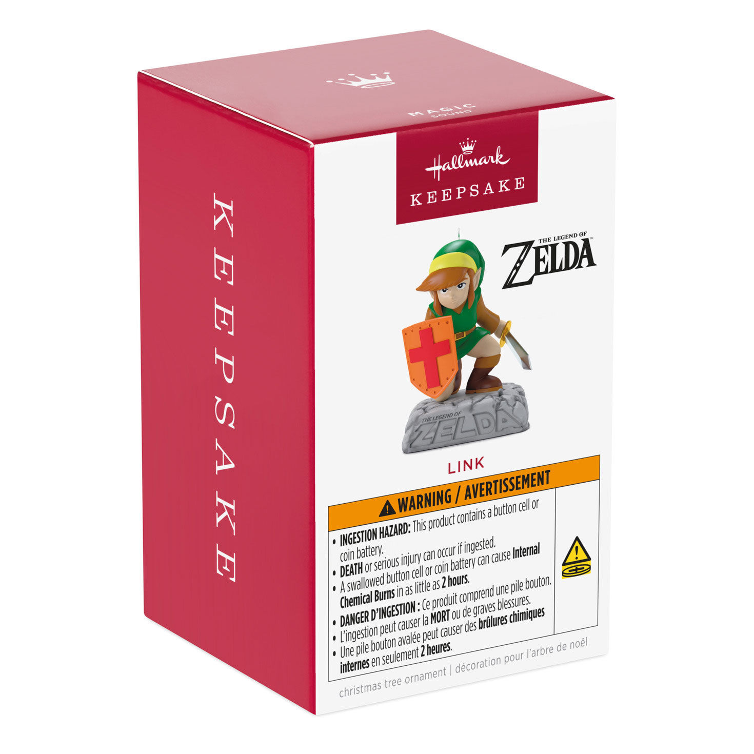 The Legend of Zelda Link Keepsake Ornament package front image number 5