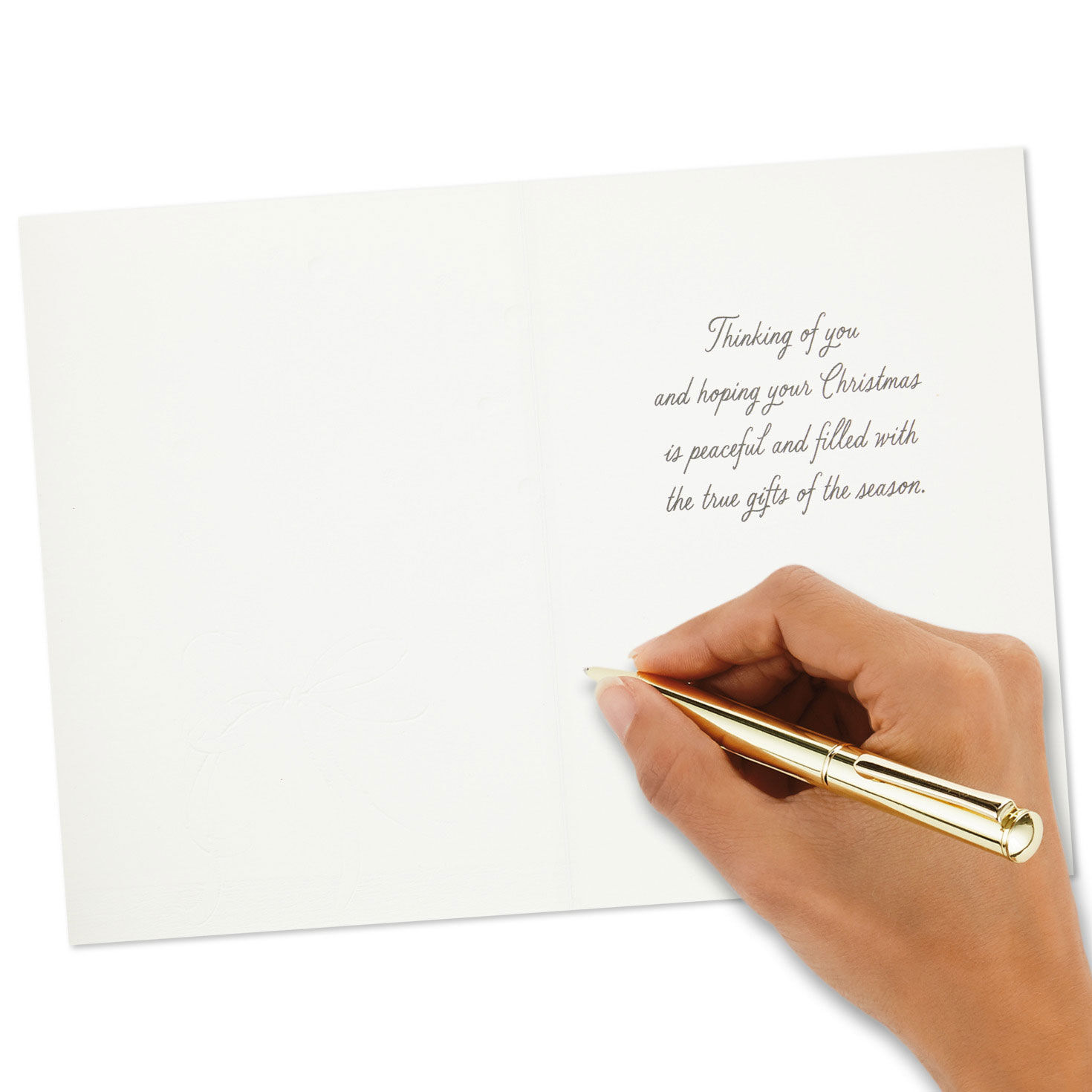 Wreath With Gold Berries Boxed Christmas Cards, Pack of 16, , large image number 6