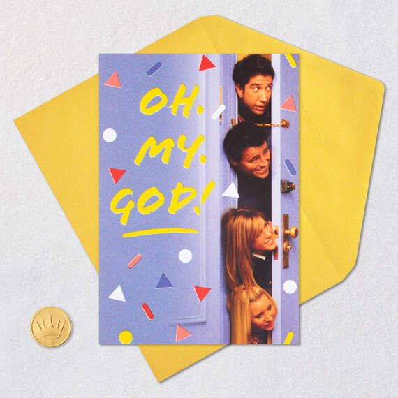 Friends™ Oh My God You're Old Funny Birthday Card, , large image number 5