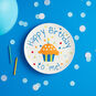 Singing Orange and Blue Cupcake Birthday Plate  image number 2