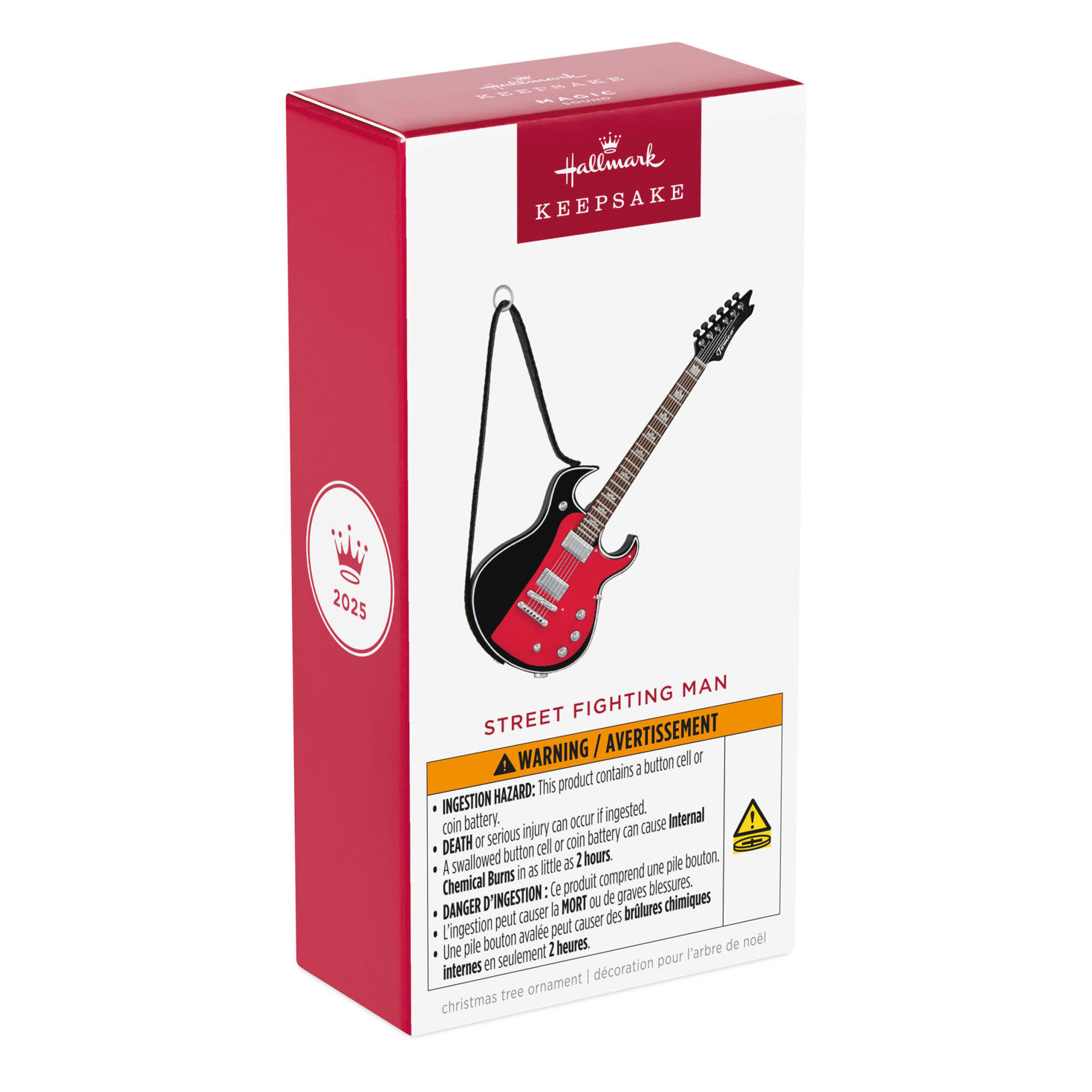 Hallmark エレキギター Street Fighting Man Guitar Musical Ornament - Keepsake