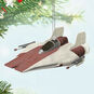 Star Wars A-Wing Fighter Keepsake Ornament Hanging on tree image number 2