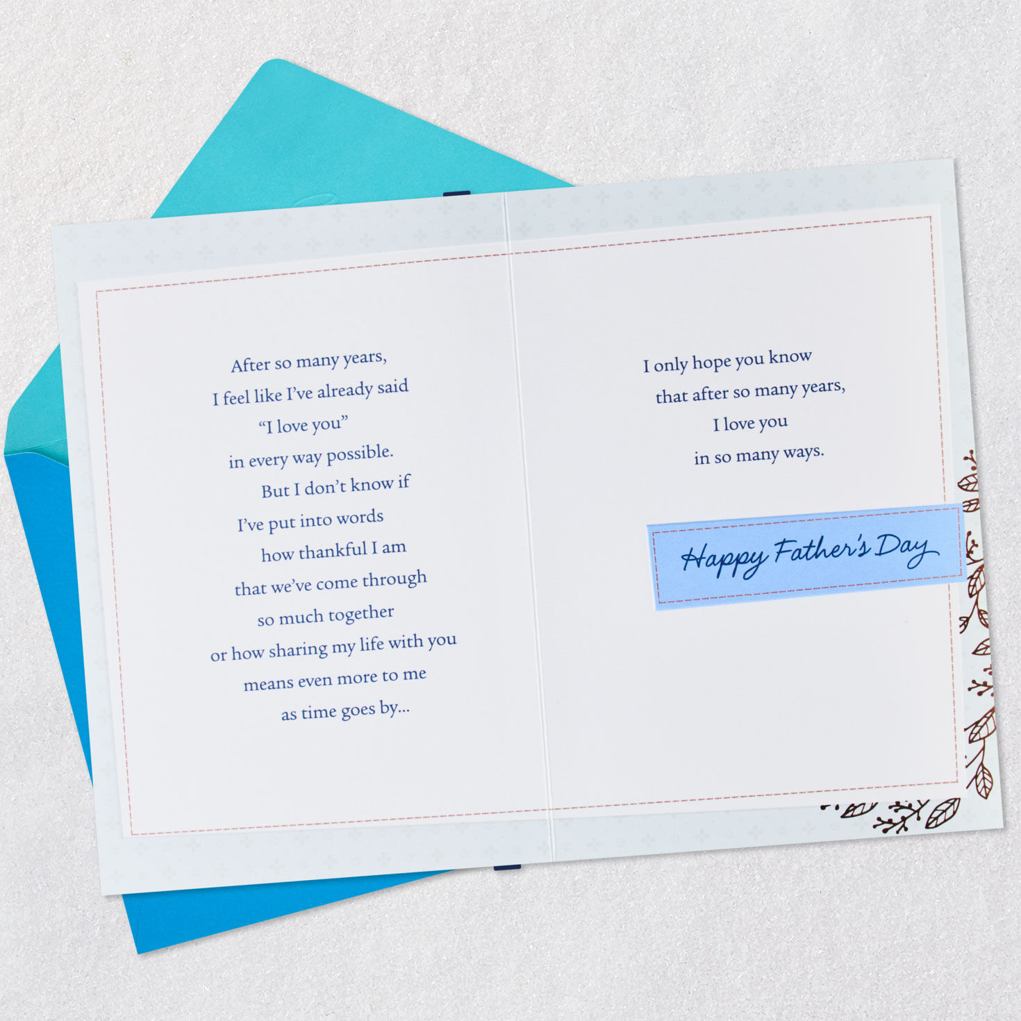 We've Come Through So Much Together Father's Day Card for Husband, , large image number 4