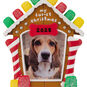 Gingerbread House Photo Frame Christmas Ornament closeup view image number 5