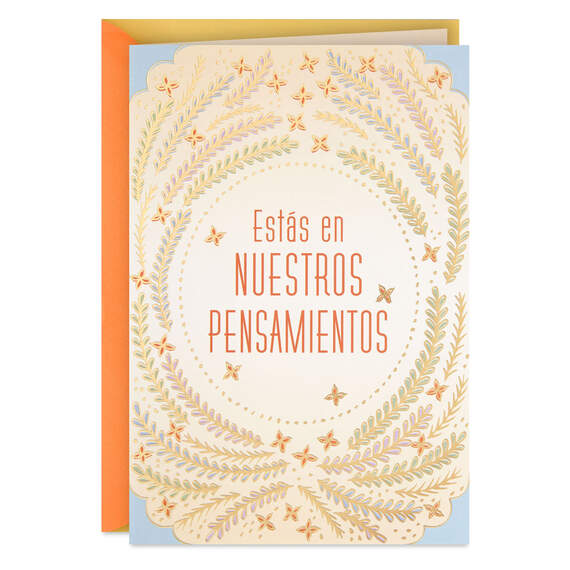 Sending Our Love Spanish-Language Get Well Card, , large image number 1