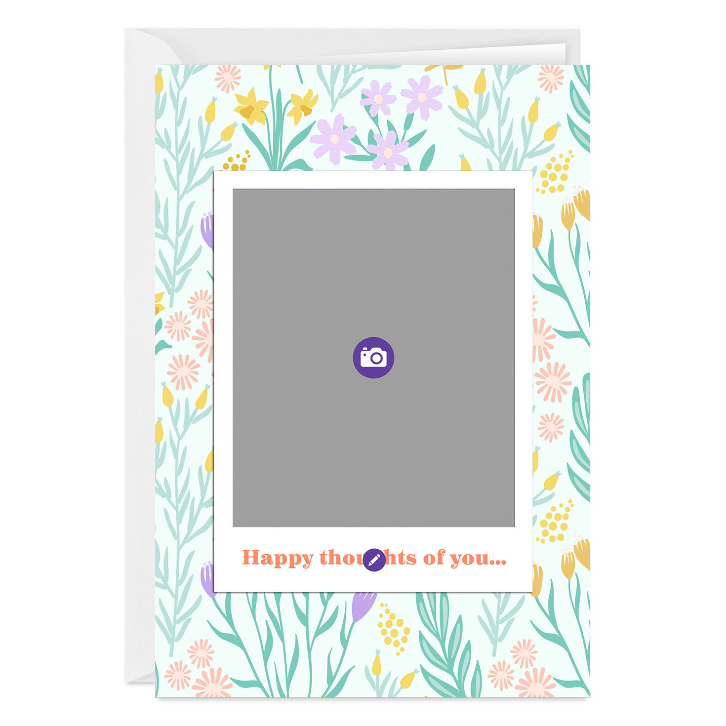 Happy Thoughts Bloom Custom Card for only USD 4.99 | Hallmark