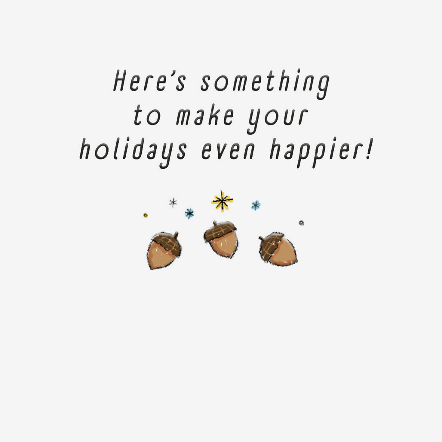 Squirrel on Green Christmas Money Holder Card Sentiment image number 2