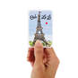 3.25" Mini Ooh-La-La Eiffel Tower and Heart Blank Love Card, , large image number 1