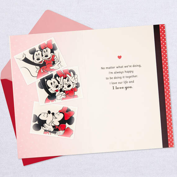Disney Mickey and Minnie You Make Every Day Special Love Card for Wife, , large image number 3