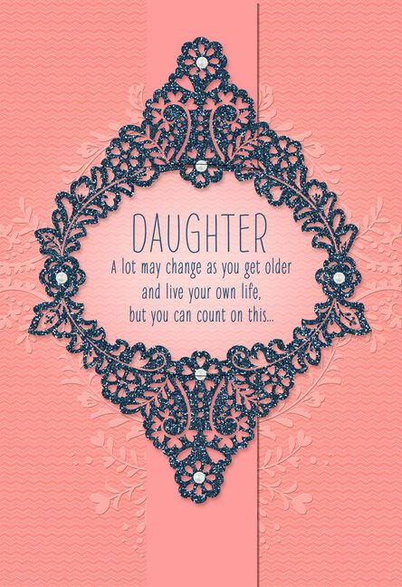 i will be there for you birthday card for daughter greeting cards