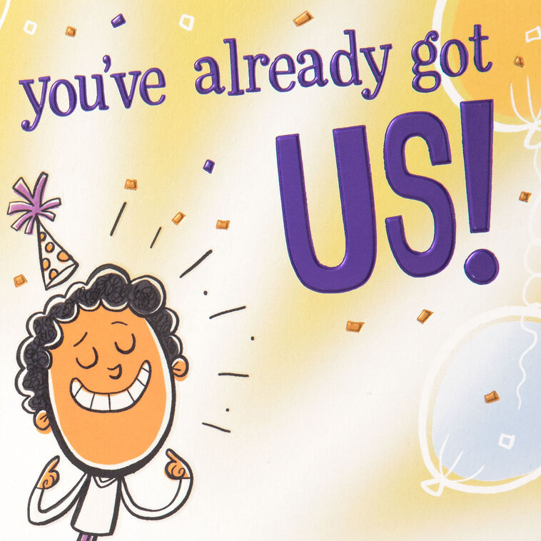 We Wanted to Get You Something Exciting Funny Birthday Card From Us, , large image number 3