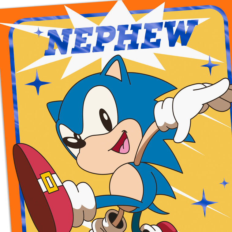 Sonic the Hedgehog™ Levels of Awesome Birthday Card for Nephew, , large image number 4