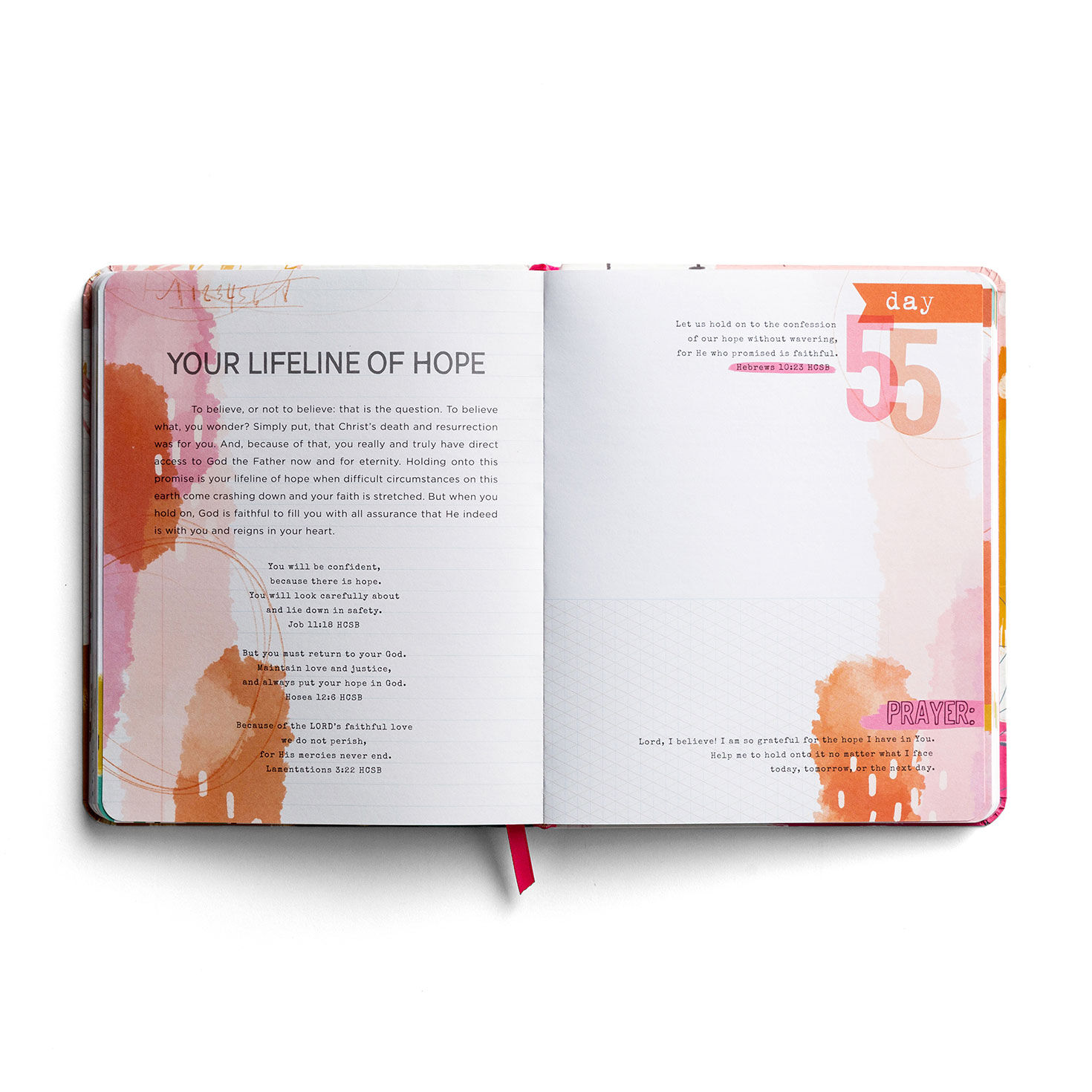 100 Days of Bible Promises Devotional Journal inside spread image number 3