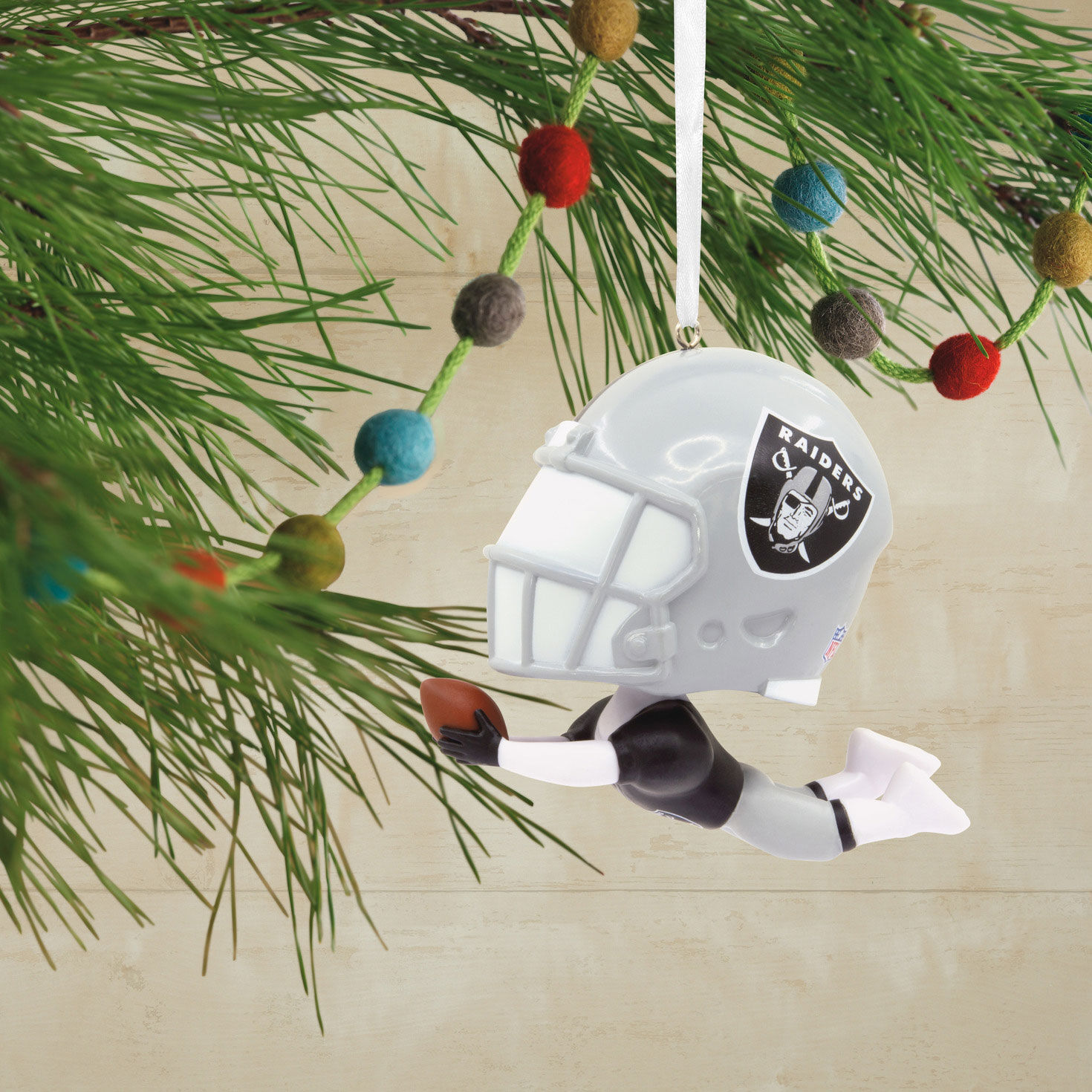 NFL Las Vegas Raiders Bouncing Buddy Hallmark Ornament for only USD 17.49 | Hallmark