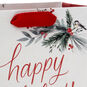 Happy Holidays on White Small Gift Bag Handle Detail image number 4