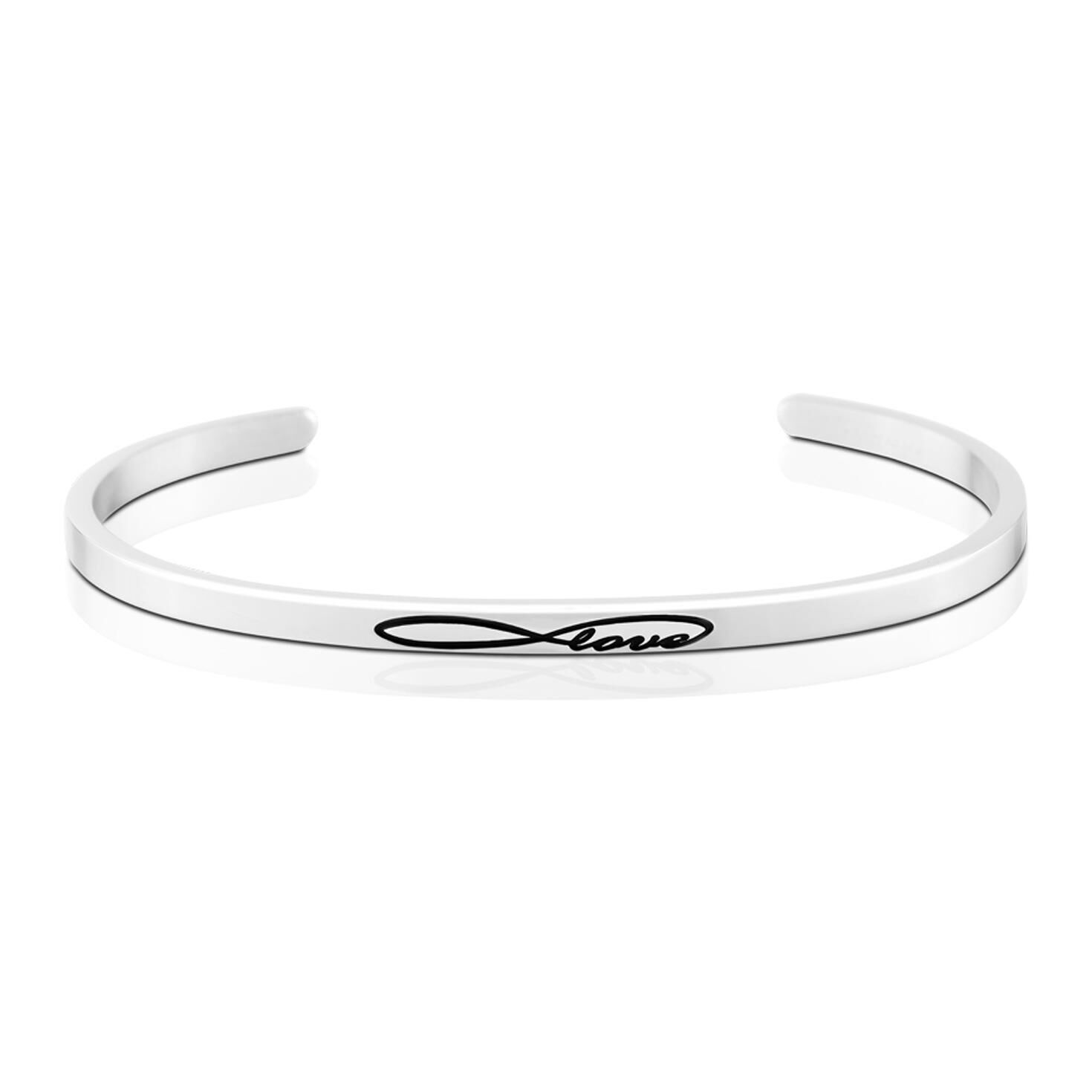 Mantraband Infinite Love Bangle Bracelet Jewelry Hallmark