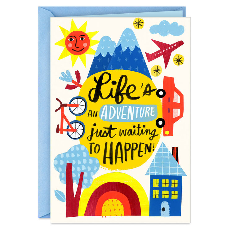 Life's An Adventure Birthday Card