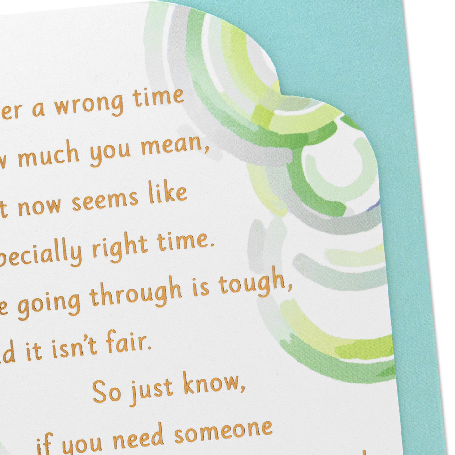 Interlocking Rings Between You and Me Encouragement Card Card Front Detail image number 5