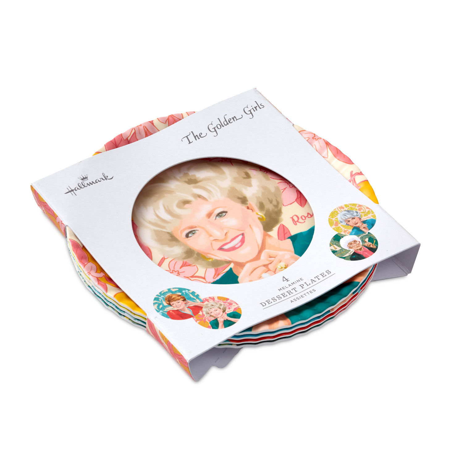 The Golden Girls Appetizer Plates, Set of 4 for only USD 19.99 | Hallmark