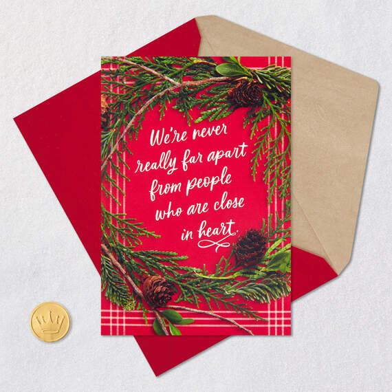 Never Far Apart From People Close in Heart Christmas Card, , large image number 5