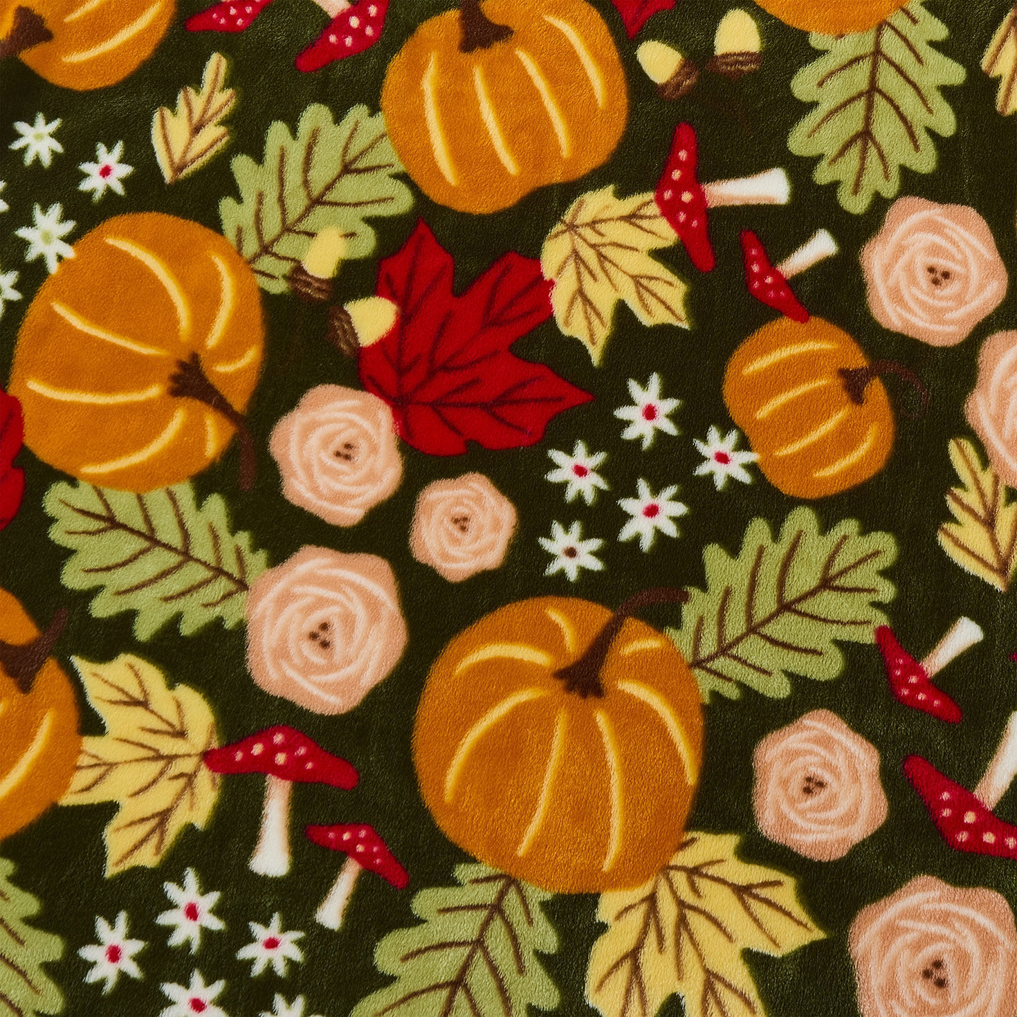 Hallmark Fallflora Throw 50x70 upclose detail image number 3